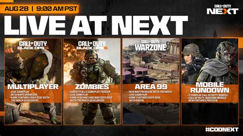 Get Ready For Call Of Duty NEXT Event Intel How To Watch On August