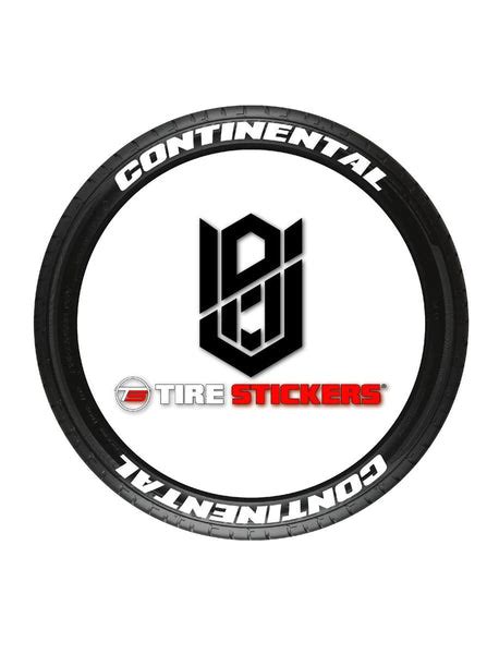 Tire Sticker Continental Diy Kit Man Cave