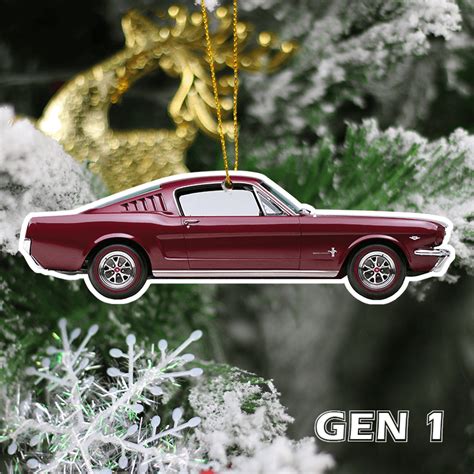 Mustang Christmas Tree Decoration Hanging Ornament Set Trendysweety