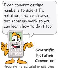 Scientific Notation Converter: Convert To or From Decimal Number