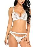 Wearella Mesh Chemise Sleepwear With Garter Belts Sexy Lingerie Lace