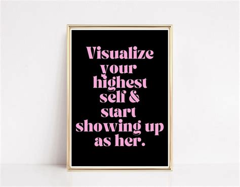 Visualize Your Highest Self | Digital Download, Self Confidence, Girl ...