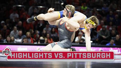 Pittsburgh At Ohio State Highlights Big Ten Wrestling Dec