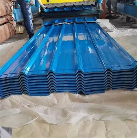 Carbon Steel PPGI Corrugated Roofing Sheets Prepainted Galvanized Steel