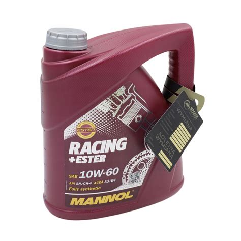 Olej Silnikowy Mannol Racing+Ester 10w60 4L - ERLI.pl
