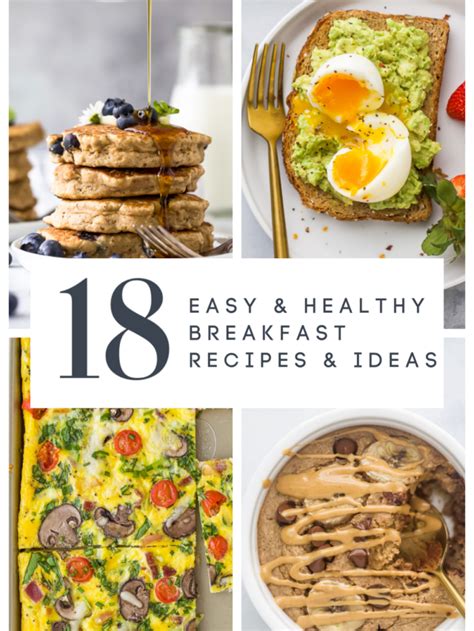 Easy Healthy Breakfast Recipes - Joyful Healthy Eats