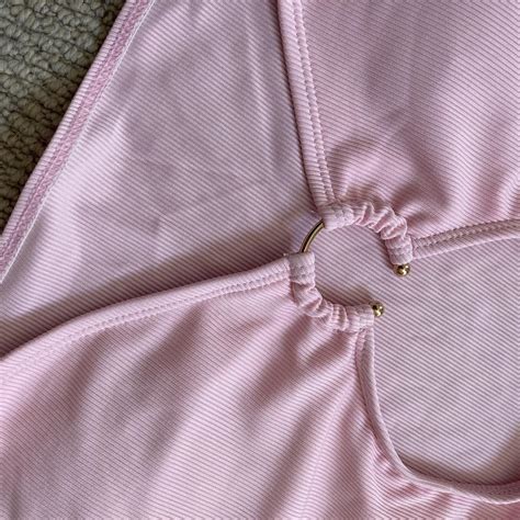 Pink Swim Suit From Shein Never Worn Bikini Depop