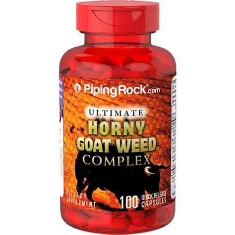 PIPING ROCK ULTIMATE HORNY GOAT WEED COMPLEX 100 CAPS Careforte