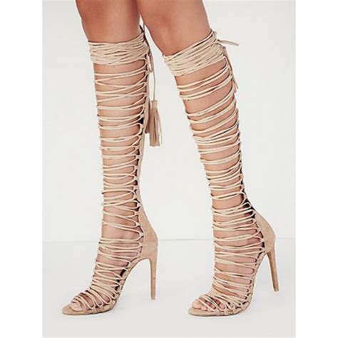 Сапоги гладиаторы - 67 фото