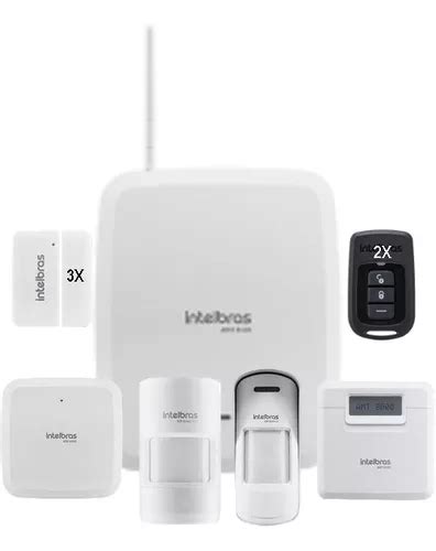 Kit Alarme Intelbras Amt Sensor Mag Infra Externo S F