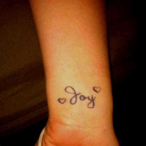 12 Joy Wrist Tattoos