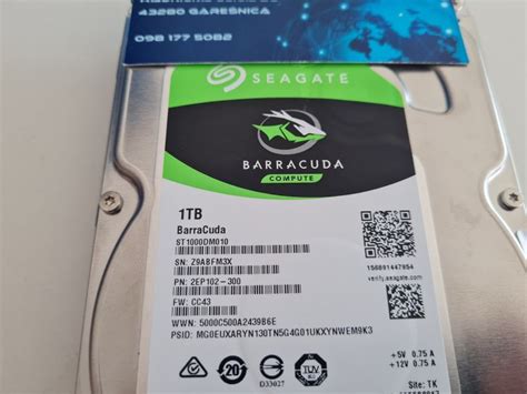 Seagate Barracuda 1TB 3.5 SATA ST1000DM010 HDD - Račun / R1 / Jamstvo