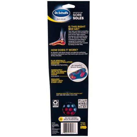 Dr Scholl S Men S Orthotics For Sore Soles Smiths Food And Drug