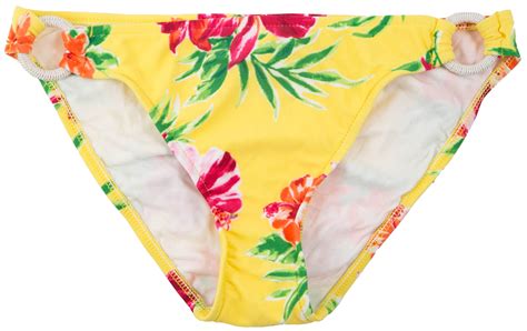 Ralph Lauren Women S Yellow Floral Ring Side Hipster Bikini Bottom