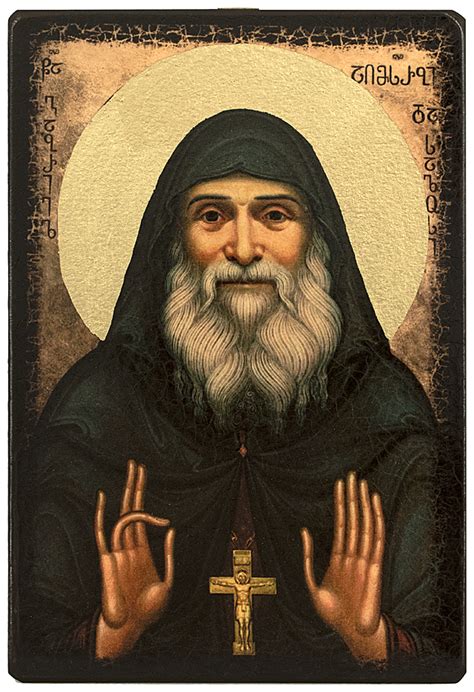 Подарочная икона преподобного Гавриила (Ургебадзе) (1,8х10х14,6)см ...