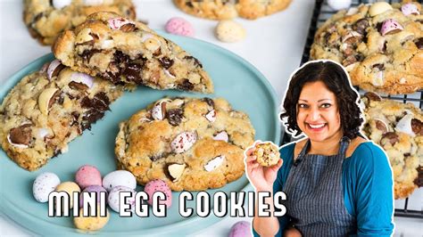 Super Easy Cadburys Mini Egg Nyc Cookies Recipe Youtube