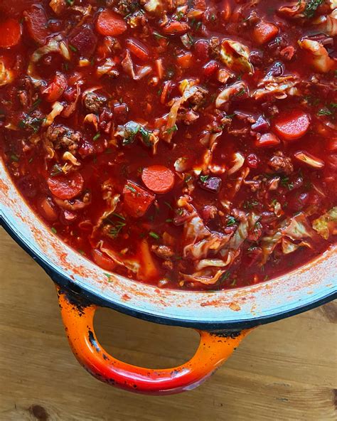 Beet And Cabbage Borscht Using Ground Beef — Recipes And Blog Sara