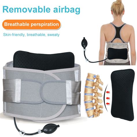 Lower Back Brace Pain Relief With Pulley System Lumbar Support Belt