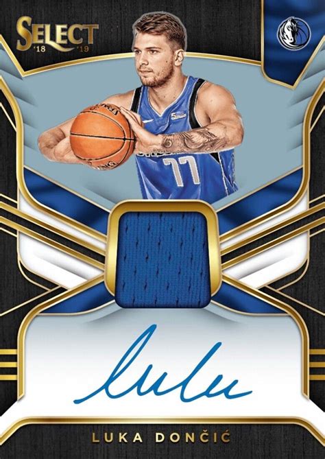 2018 Select Luka Doncic Rookie Patch Auto RPA RC NBA Dunk Digital Card