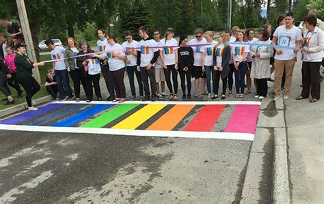 First Rainbow Crosswalk opened | Elk Valley, Fernie