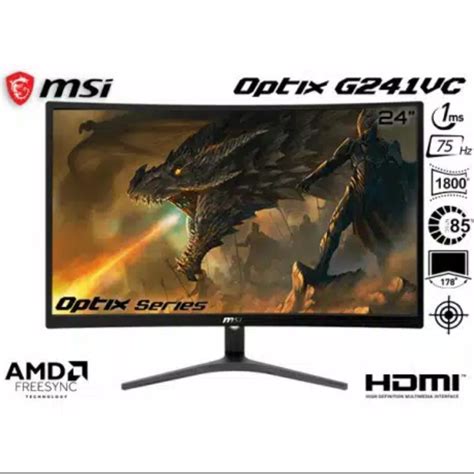 Monitor Led Gaming Msi Optix G G Vc Gaming Store