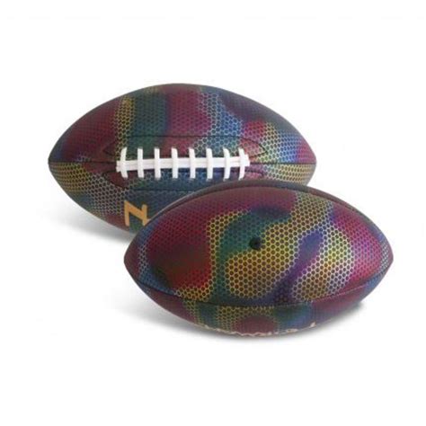 Custom Printed Promotional Holographic Glowing American Football Nz