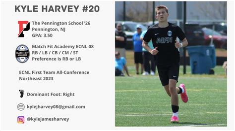 Kyle Harvey Class Of Match Fit Academy Ecnl Spring