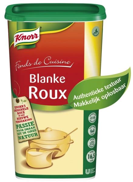 Blanke Roux Kg Knorr Sauzen Producten Horeca Messiaen