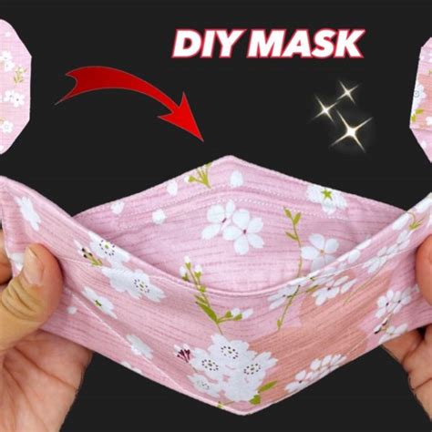 New Style Beautiful 3d Mask Diy Breathable Face Mask Easy Pattern