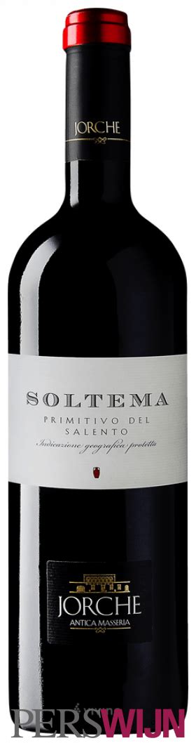 Fles Jorche Soltema Primitivo Del Salento Puglia Primitivo Di