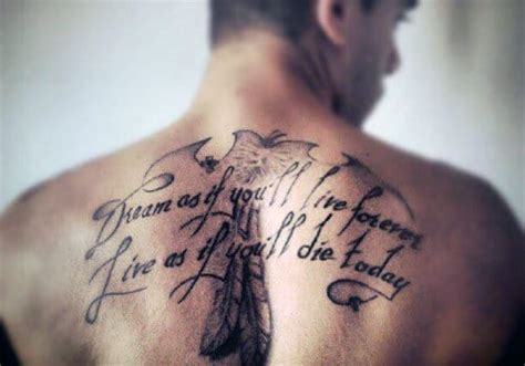 Quote Tattoos For Men Expression Of Words Written In Ink