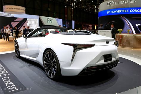 Lexus Lc Convertible Joins Rc F Track Edition In Geneva Autoevolution