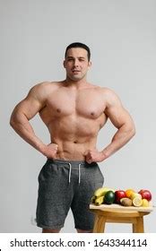 Sexy Vegan Guy Naked Torso Posing Stock Photo Shutterstock