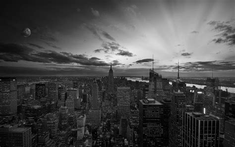 Black And White City Wallpaper - WallpaperSafari