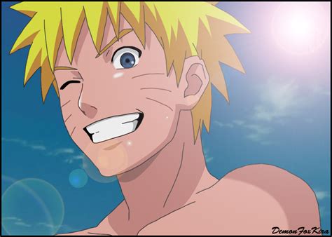 Smiling Naruto by DemonFoxKira on DeviantArt