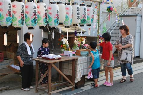 町内中のお地蔵様をお参り「地蔵盆」 対馬 島ブログ