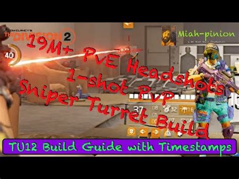 19M PvE Headshots 1 Shot PvP Sniper Turret Build Guide With