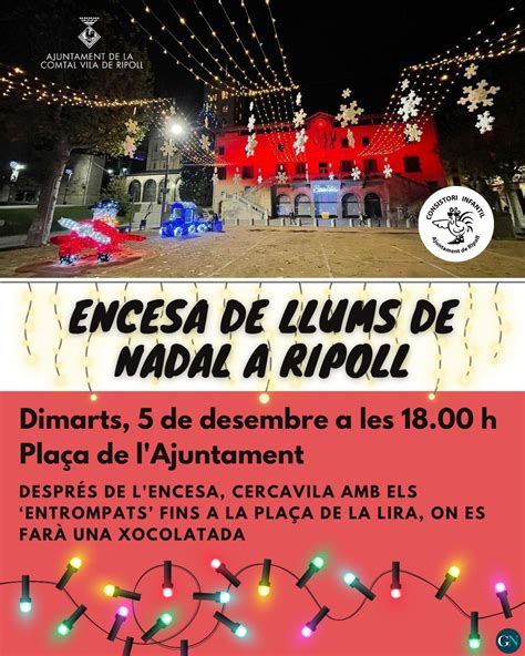 La M Gia De Nadal Arriba A Ripoll Acte D Encesa Dels Llums Amb