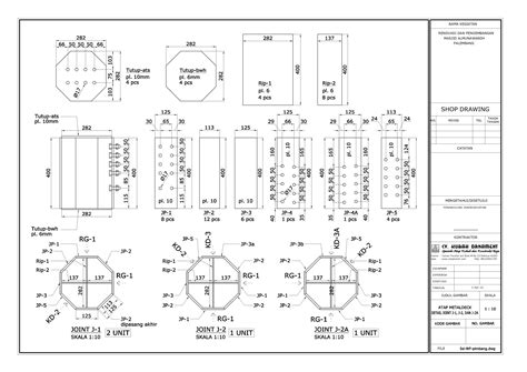 Gambar Konstruksi Kolom Baja Wf Atap Kubah Rangka Struktur Space Frame