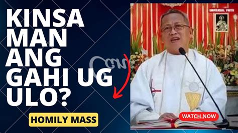 Fr Ciano Ubod Mass Today Who Are The Stubborn Youtube