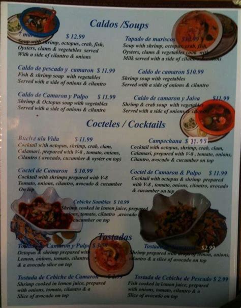 Menu At La Guanaquita Restaurant Hillsboro SE Tualatin Valley Hwy