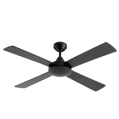 Arlec 122cm 4 Blade Matte Black Ceiling Fan Bunnings Warehouse