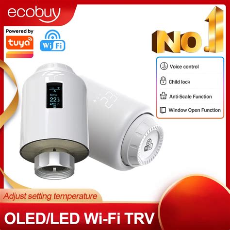 Tuya Trv Wifi Thermostat Smart Home Thermostatic Head Radiator Valve