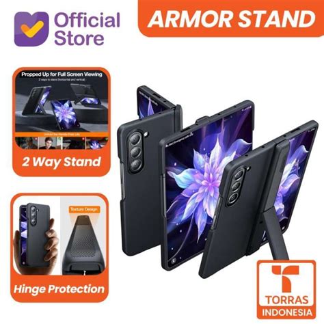 TORRAS Armor Stand Galaxy Z Fold Case MIL Grade Hinge 04 25 2024