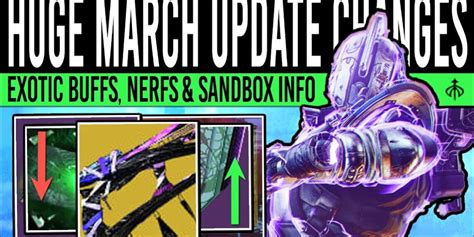 XHOUNDISHx Destiny 2 MASSIVE WEAPON CHANGES Exotic REWORKS Nerfs