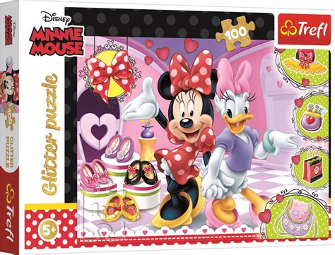 Puzzle Minnie paillettes 100 pièces 100 pieces PuzzleMania be