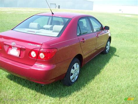 2007 Impulse Red Pearl Toyota Corolla LE 12353152 Photo 3 GTCarLot