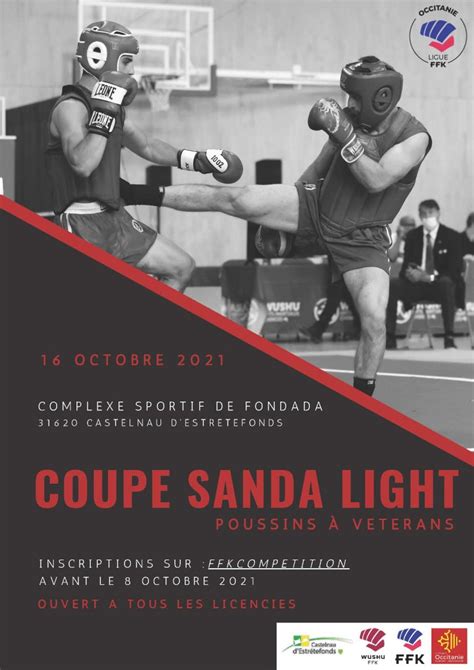 Coupe Sanda Light Ligue R Gionale Occitanie De Karat Et Disciplines