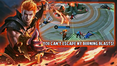 Mobile Legends Valir Fire Burning Damage Youtube