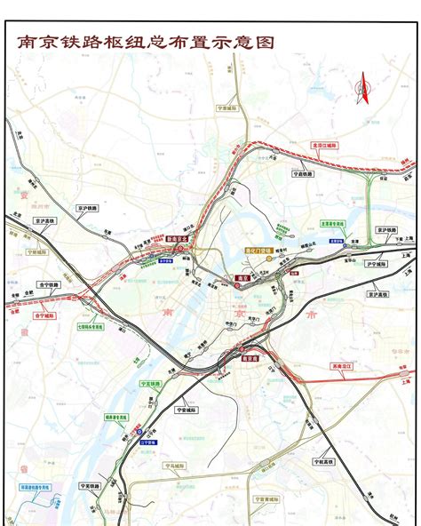 方舆 交通地理 南京铁路枢纽总布置示意图 Powered By Phpwind